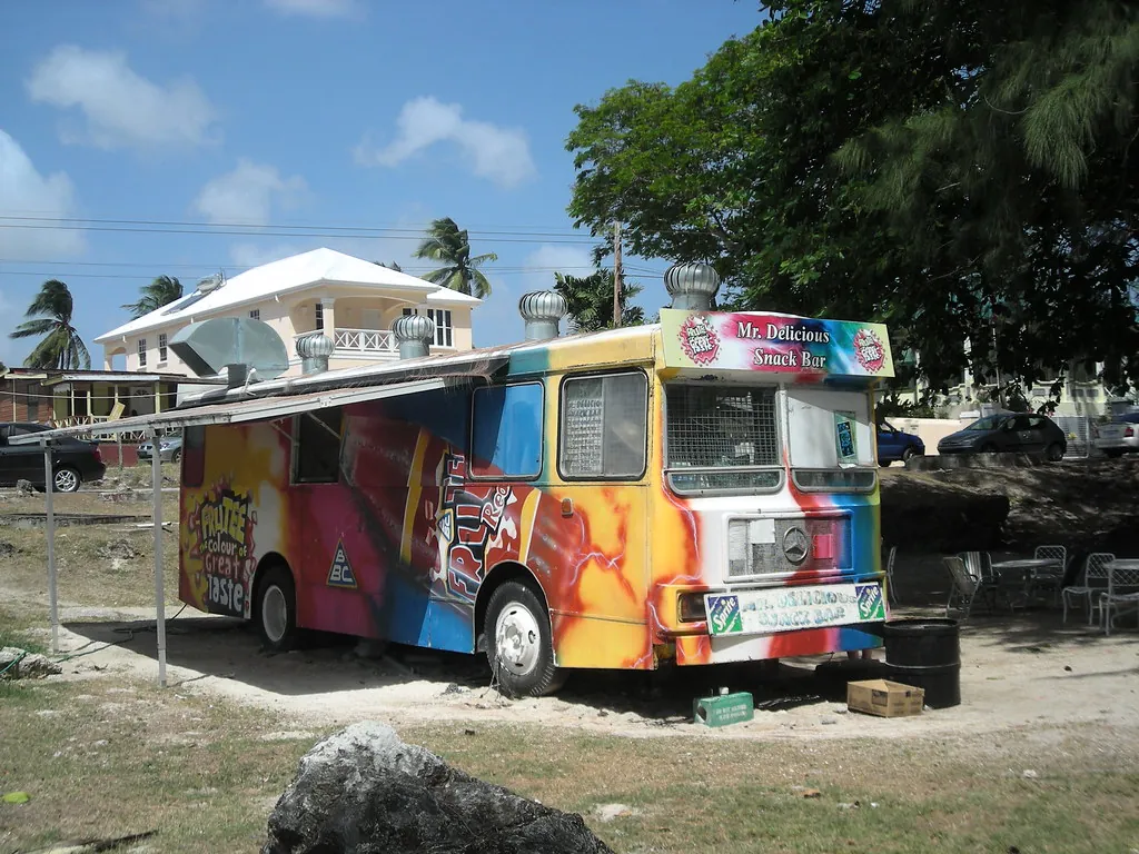 Old Mercedes Bus,Oistin Barbados